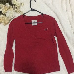 Red Hollister sweater